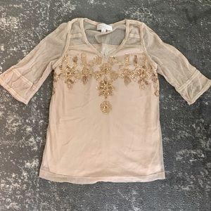 American Glamour by Badgley Mischka tunic top